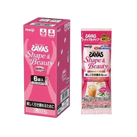 ザバス シェイプ&ビューティ ミルクティー風味 トライアルタイプ 10.5g×6袋 【ザバス(SAVAS)】