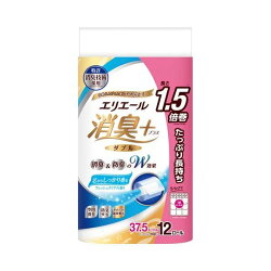 エリエール 消臭+ しっかり香る フレッシュクリアの香り たっぷり長持ち ダブル 12ロ...