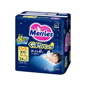 メリーズ ぐっすりパンツ ビッグより大きいサイズ 24枚 【メリーズ】 紙おむつ