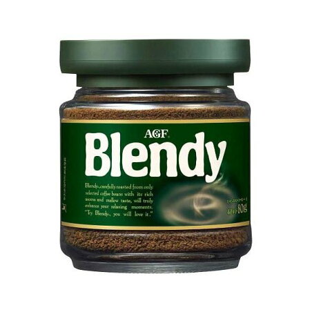 AGF ブレンディ インスタントコーヒー 瓶 80g 【ブレンディ(Blendy)】 インスタントコーヒー