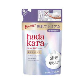 hadakara 美肌プレミアム モイストボディケアソープ 泡タイプ つめかえ用 360ml 【ハダカラ(hadakara)】 ボディソープ(ボディシャンプー)
