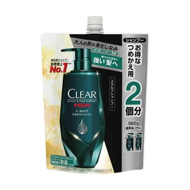 クリアフォーメン トータルケア スカルプシャンプー つめかえ用 560g 【クリアフォーメン】 男性化粧品(メンズコスメ)ヘアケア・カラー