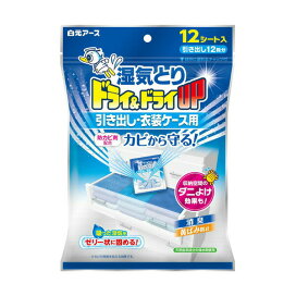 ドライ＆ドライUP 引き出し・衣装ケース用 12シート入 【ドライ＆ドライアップ】 除湿剤・乾燥剤