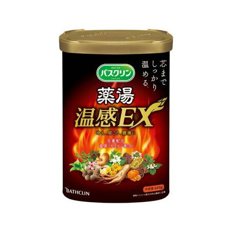 薬湯バスクリン 温感EX 600g 【バスクリン】 薬用入浴剤 疲労回復