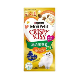 モンプチ クリスピーキッス 総合栄養食 キャットニップ入り贅沢チキン味 24g 【モンプチ】 キャットフード(ドライフード・総合栄養食)
