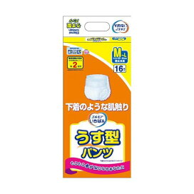 エルモアいちばん うす型パンツ M-Lサイズ 16枚入 【エルモア いちばん】 介護用おむつ