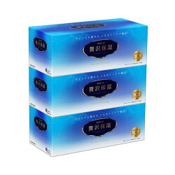 エリエール 贅沢保湿 400枚(200組)*3コ入 【エリエール】 保湿ティッシュ(ローション...