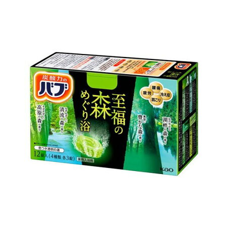 バブ 至福の森めぐり浴 40g*12錠 【バブ】 入浴剤