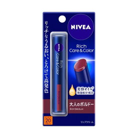 ニベア リッチケア＆カラーリップ ボルドー 2g 【ニベア】 リップケア