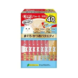 CIAO ちゅ〜る BOX まぐろ・かつおバラエティ 猫用 14g×40本入 猫用おやつ