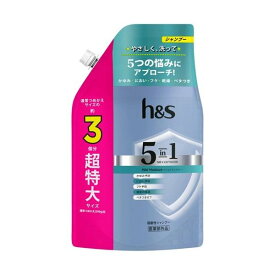 h＆s(エイチアンドエス) 5in1 マイルドモイスチャー シャンプー 超特大詰替 850g 【h＆s(エイチアンドエス)】 シャンプー