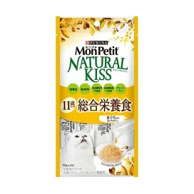 モンプチ ナチュラルキッス 11歳以上用総合栄養食 まぐろ入りまぐろゼリー 10g*4本入 【モンプチ】 キャットフード(ドライフード・総合栄養食)