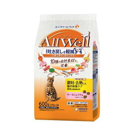 AllWell 10種自然素材 避妊去勢の体重ケア 筋肉の健康維持用 サーモン&ツナ 600g 【オールウェル(AllWell)】 キャットフード(ドライフード・総合栄養食)