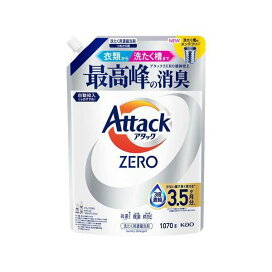 アタックZERO つめかえ用 1070g 【アタックZERO】 洗濯洗剤