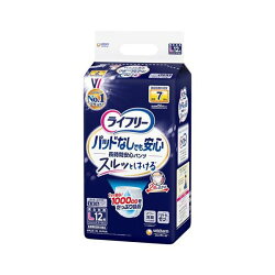 ライフリー パンツタイプ 尿とりパッドなしでも長時間安心パンツ Lサイズ 7回吸収 12...