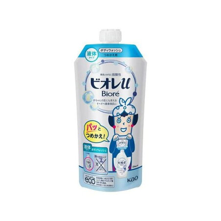 ビオレu ボディウォッシュ つめかえ用 340ml 【ビオレU(ビオレユー)】 ボディソープ 弱酸性