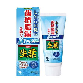 薬用生葉 息スーッと実感タイプ 100g 【生葉】 歯磨き(ハミガキ)