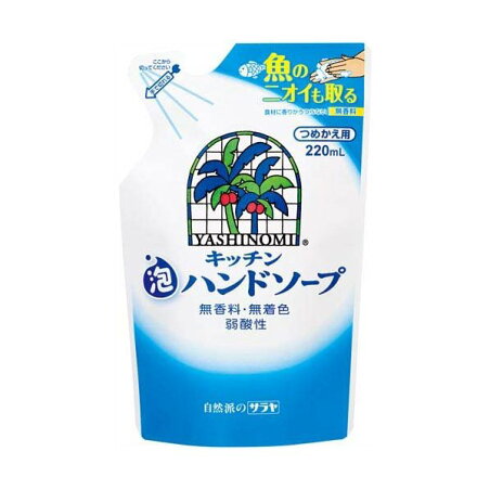 ヤシノミ洗剤 キッチン泡ハンドソープ 替え 220ml 【ヤシノミ洗剤】 ハンドソープ