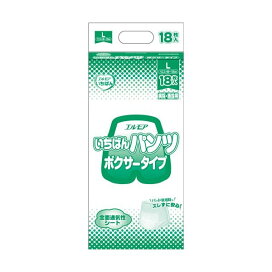 エルモア いちばん パンツ ボクサータイプ 病院・施設用 Lサイズ 18枚入 【エルモア いちばん】 介護用おむつ
