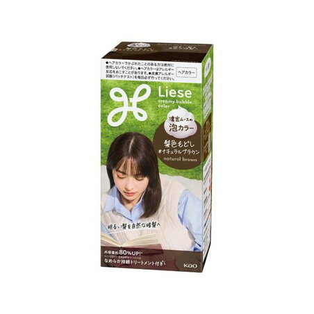リーゼ 泡カラー 髪色もどし ナチュラルブラウン 1個 【リーゼ】 カラーリング