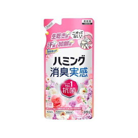 ハミング消臭実感 心地よいローズ&フローラルの香り つめかえ用 370g 【ハミング】 柔軟剤