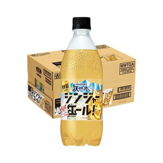 サントリー天然水 特製ジンジャーエール 500ml×24本入 【サントリー天然水】 炭酸飲...