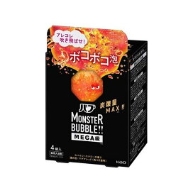 バブ モンスターバブル MEGA級 ボコボコ泡 4錠入 【バブ】 入浴剤