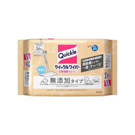 クイックルワイパー 立体吸着ウエットシート 無添加タイプ 24枚 【クイックル】 住居用 掃除用品