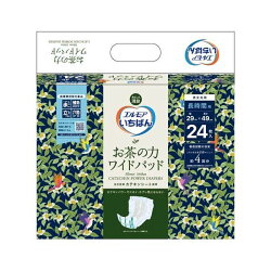 エルモア いちばん お茶の力ワイドパッド 24枚入 【エルモア】 尿とりパッド