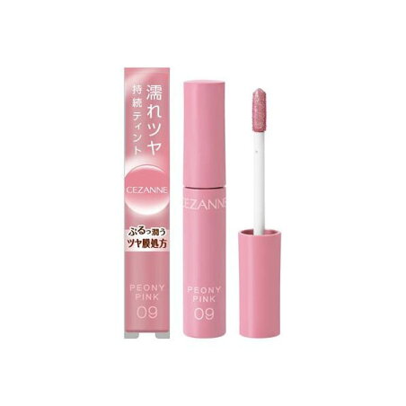 セザンヌ ウォータリーティントリップ09 ピオニーピンク 4g 【セザンヌ(CEZANNE)】 口紅