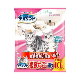 デオサンド 複数ねこ用 紙砂 10L 【デオサンド】 猫用トイレ用品(トイレタリー)
