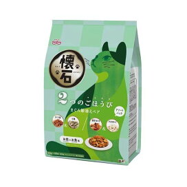 懐石 2つのごほうび まぐろ節添えペア 猫用 650g 【懐石】 キャットフード(ドライフード・総合栄養食)