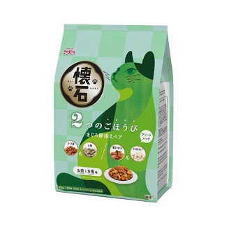 懐石 2つのごほうび まぐろ節添えペア 猫用 650g 【懐石】 キャットフード(ドライフー...