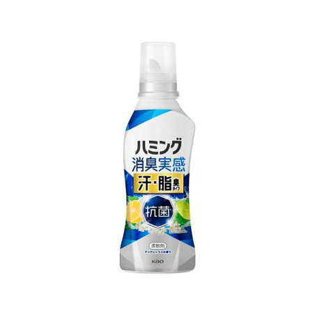 ハミング消臭実感 汗・脂臭タイプ クリアシトラス 本体 500ml 【ハミング】 柔軟剤