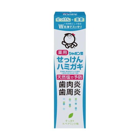 シャボン玉 薬用せっけんハミガキ 80g 歯磨き(ハミガキ)