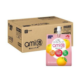 アミノバイタル ami活 ゼリードリンク 朝のピングレ味 180g×24個 【アミノバイタル(AMINO VITAL)】 アミノ酸 タイプ別