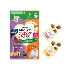 モンプチ クリスピーキッス 総合栄養食 キャットニップ入り 2種アソート 126g 【モンプチ】 猫用おやつ