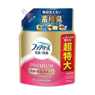 ファブリーズ 消臭+除菌 PREMIUM パステルフローラル＆ブロッサム 詰め替え 超特大 12...