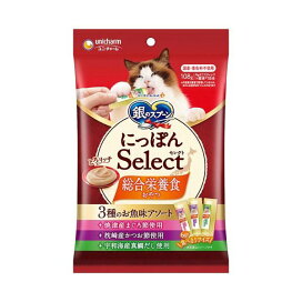 銀のスプーン おやつ にっぽんS 総合栄養食 3種まぐろ節＆かつお節＆真鯛だし 6g*18本入 【銀のスプーン おやつ】 猫用おやつ