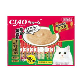 チャオ ちゅ〜る 総合栄養食 まぐろ・かつおバラエティ 14g*40本入 【ちゅ〜る】 キャットフード(猫缶・パウチ・一般食)