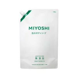 ミヨシ石鹸 無添加せっけん 泡のボディソープ スパウト 1000ml 【ミヨシ無添加シリーズ】 自然派ボディケア