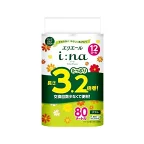 エリエール i：naトイレット ダブル 3.2倍巻 12ロール
