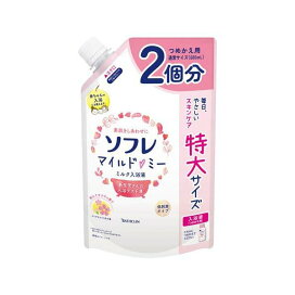 ソフレ マイルド・ミーミルク入浴液 和らぐサクラの香り つめかえ用 1200ml 【ソフレ】 入浴剤
