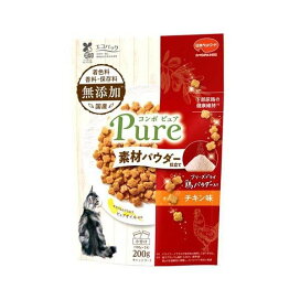コンボ ピュア キャット チキン味 鶏パウダー仕立て 200g 【コンボ ピュア】 キャットフード(ドライフード・総合栄養食)