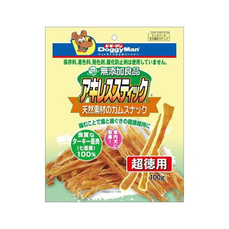 ドギーマン 無添加良品 アキレススティック 100g 【ドギーマン(Doggy Man)】 犬用おやつ(ジャーキー・乾物)