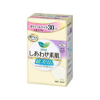 ロリエ しあわせ素肌 ボリュームパック 超スリム 特に多い昼用 羽つき 30個入 【ロリ...