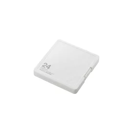 エレコム SD／microSDカードケース プラスチックタイプ CMC-SDCPP24WH 1コ入 【エレコム(ELECOM)】 データ記録メディア