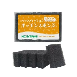 パックスナチュロン キッチンスポンジ ブラック 5個入 【パックスナチュロン(PAX NATURON)】 スポンジ・たわし類
