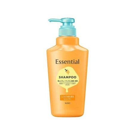 エッセンシャル しっとりまとまる シャンプー ポンプ 450ml 【エッセンシャル(Essential)】 シャンプー