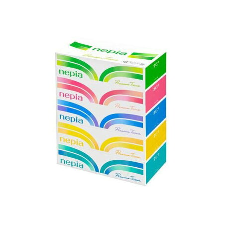 ネピアティッシュ 360枚入(180組)*5コパック 【ネピア(nepia)】 ティッシュ